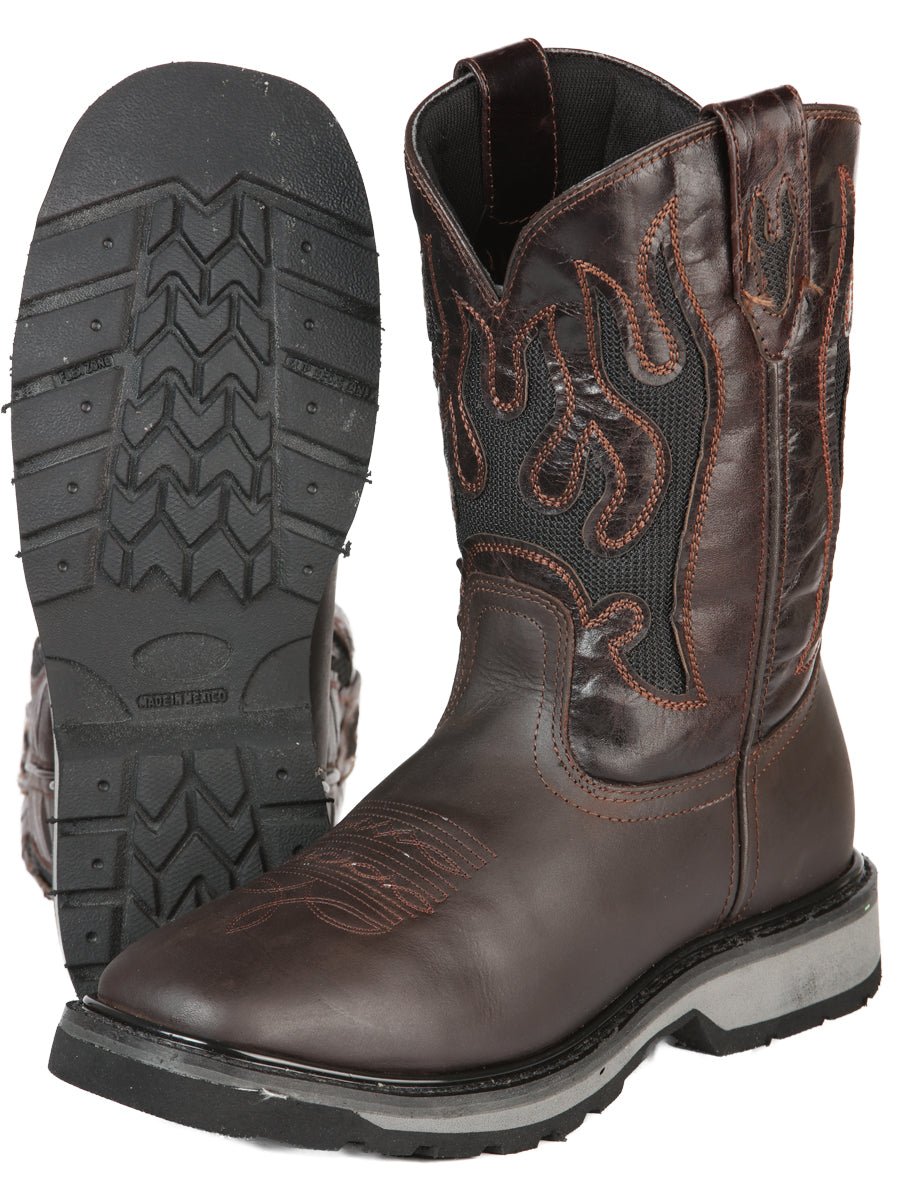 El General Rodeo Work Boot - Crazy Dark Brown 51275 - Diana Zapateria Inc