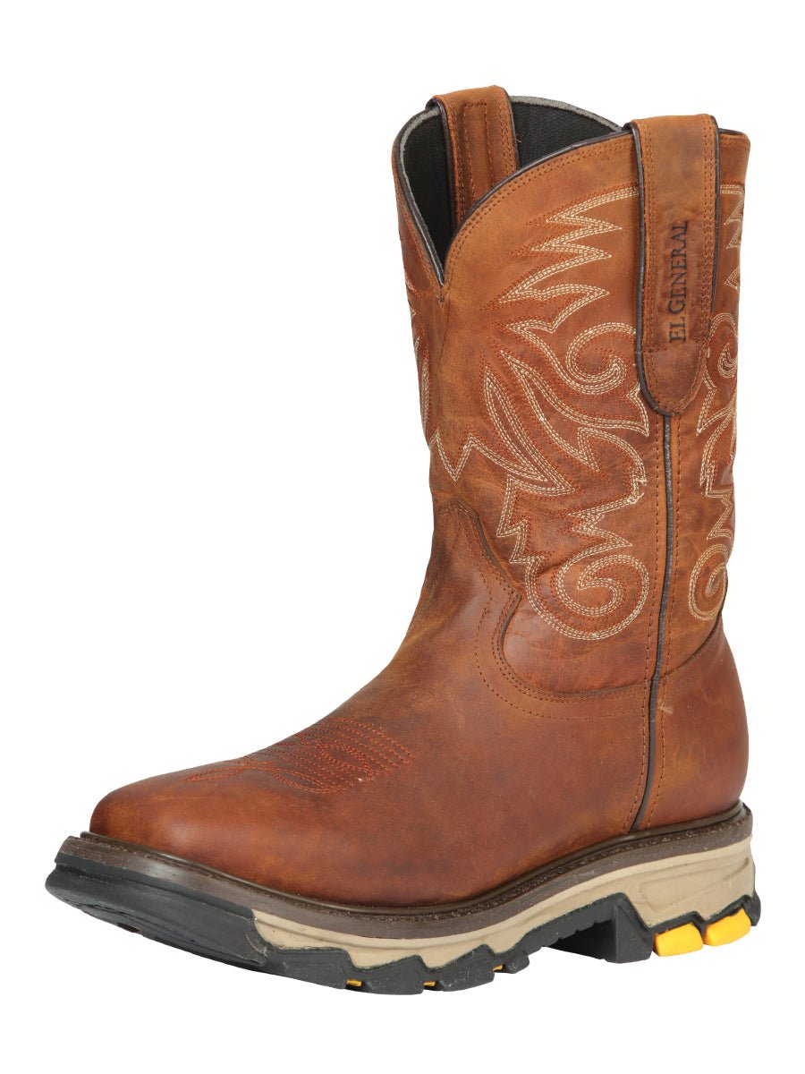 El General Rodeo Work Boot - Leather Wisky 44695 - Diana Zapateria Inc