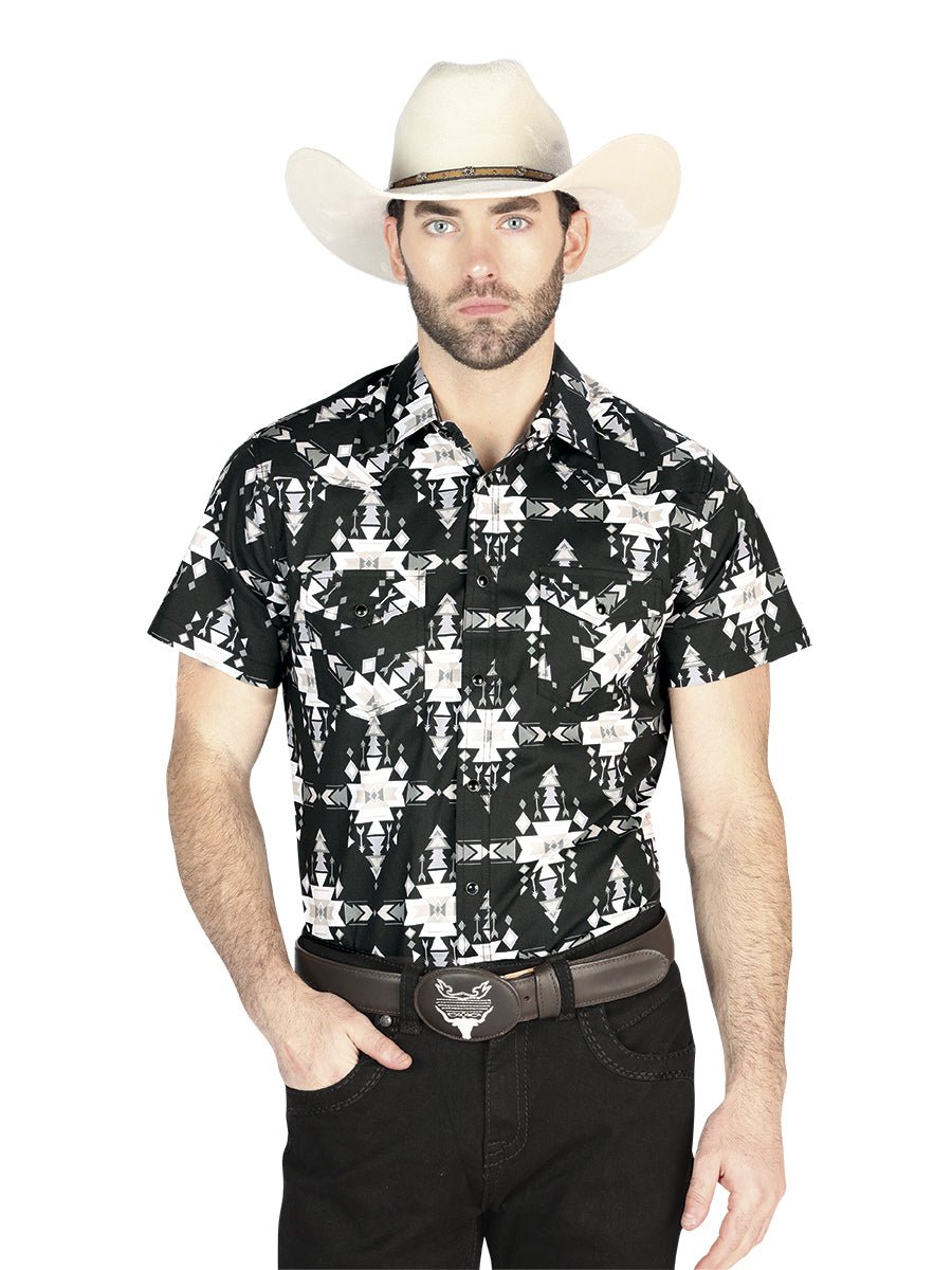 El General Western Shirt - Black 44447 - Diana Zapateria Inc