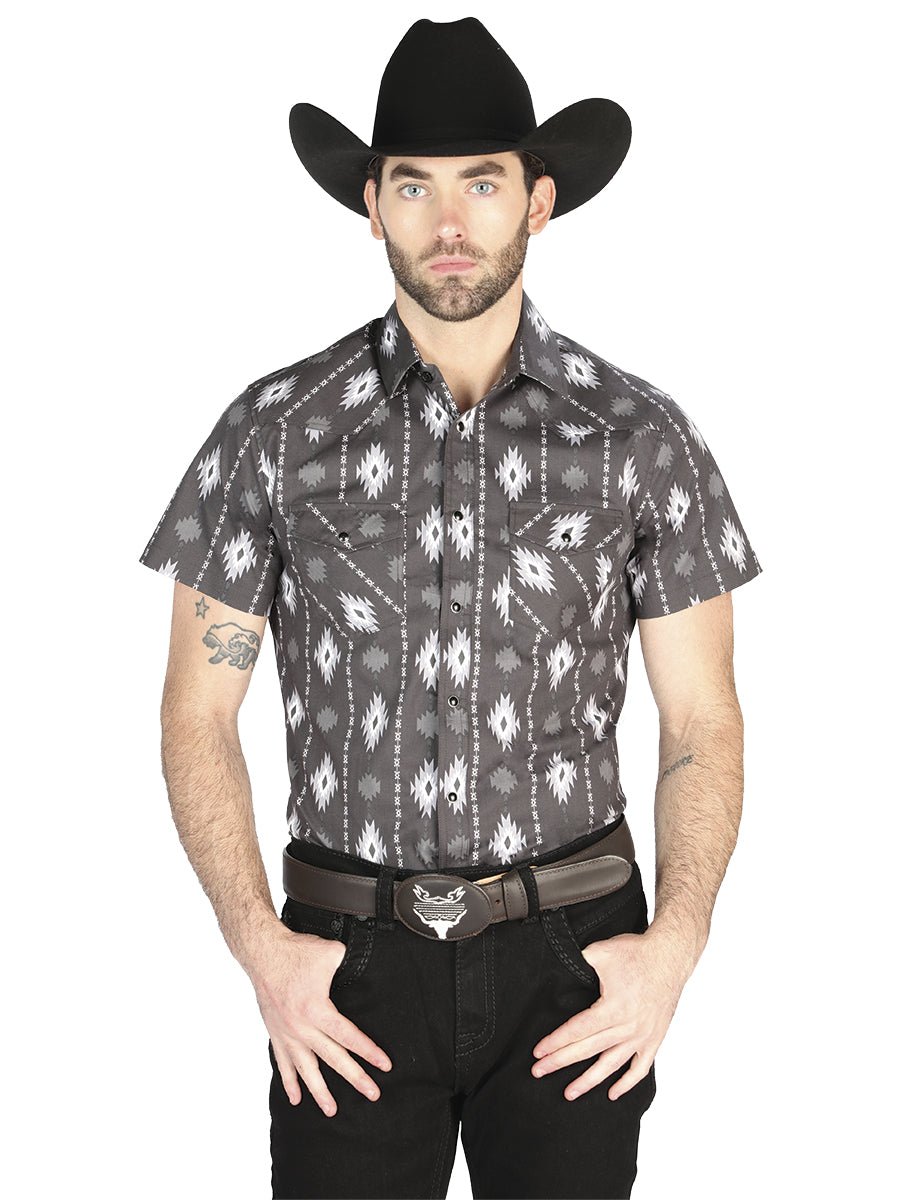 El General Western Shirt - Black 44462 - Diana Zapateria Inc