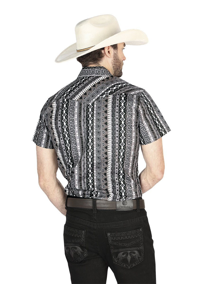 El General Western Shirt - Gray 44457 - Diana Zapateria Inc