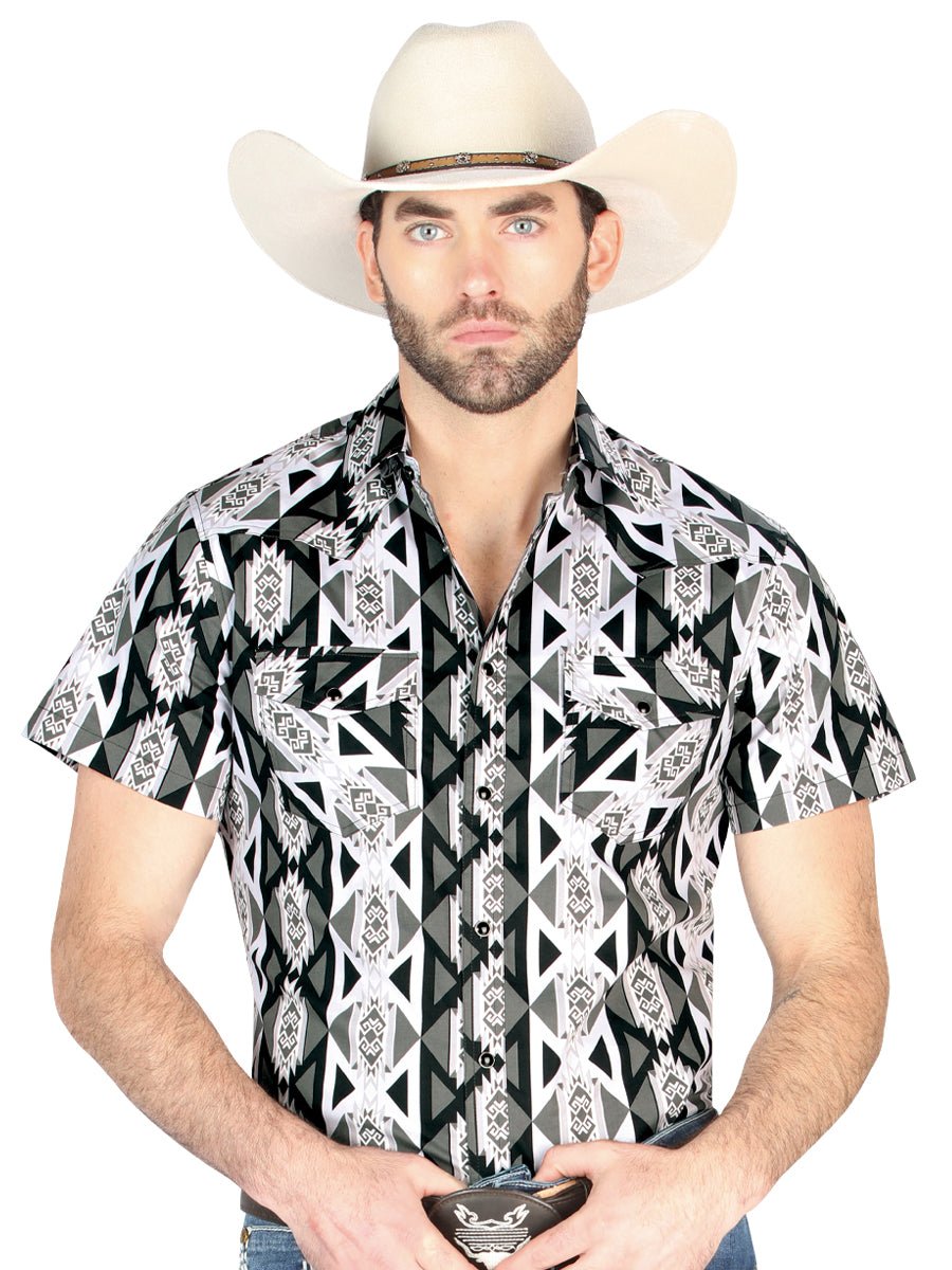 El General Western Shirt - Gray 44459 - Diana Zapateria Inc