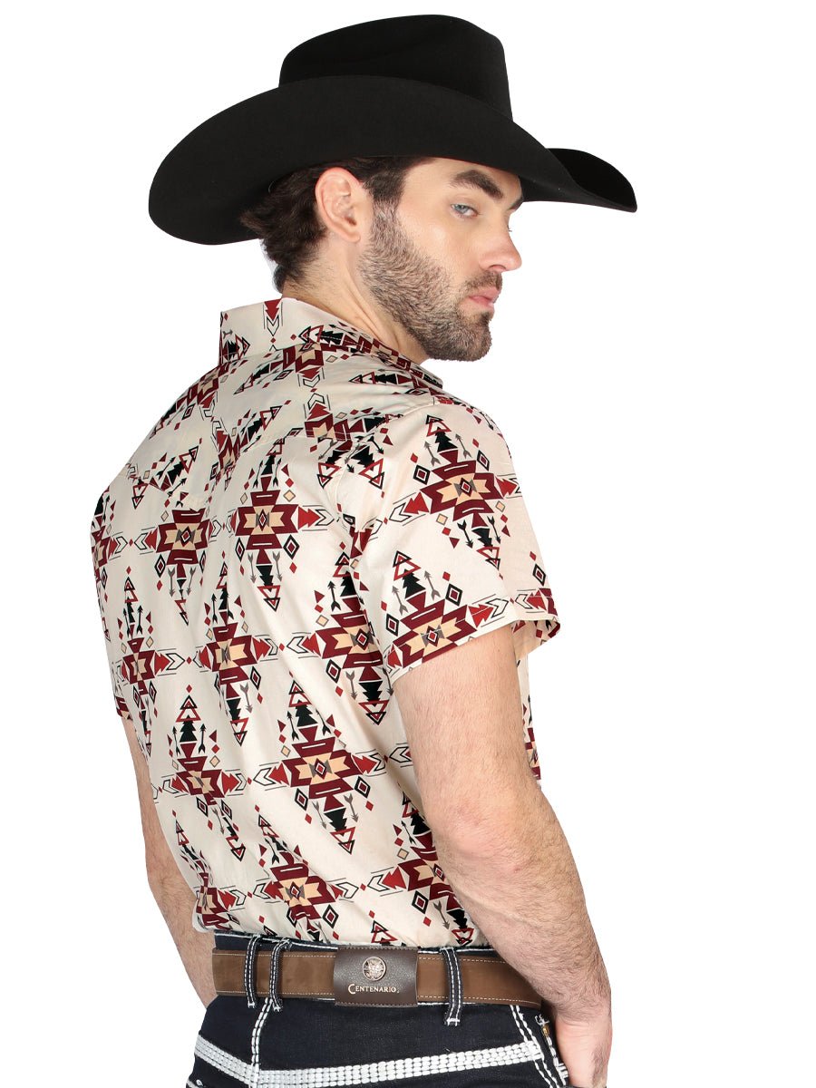 El General Western Shirt - Ivory 44448 - Diana Zapateria Inc