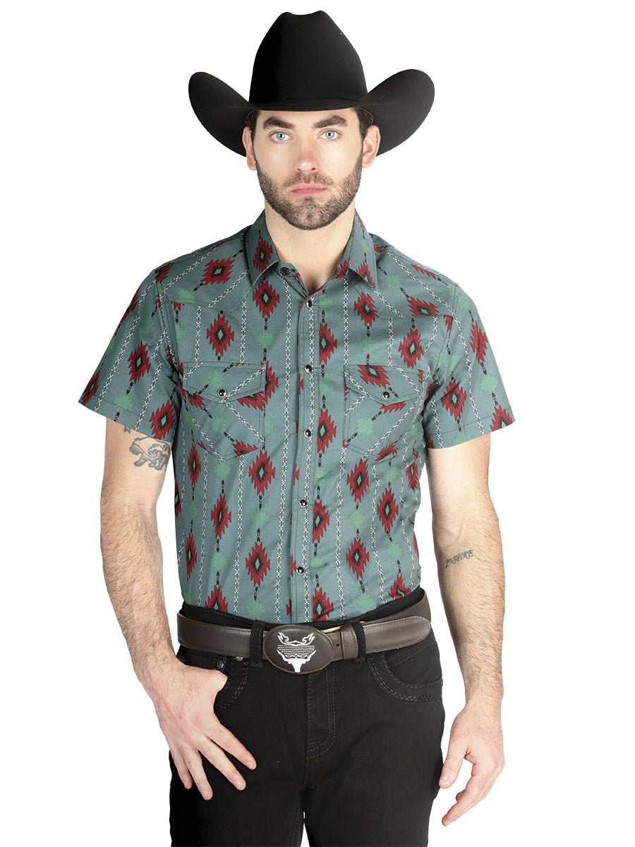 El General Western Shirt - Mint 44463 - Diana Zapateria Inc