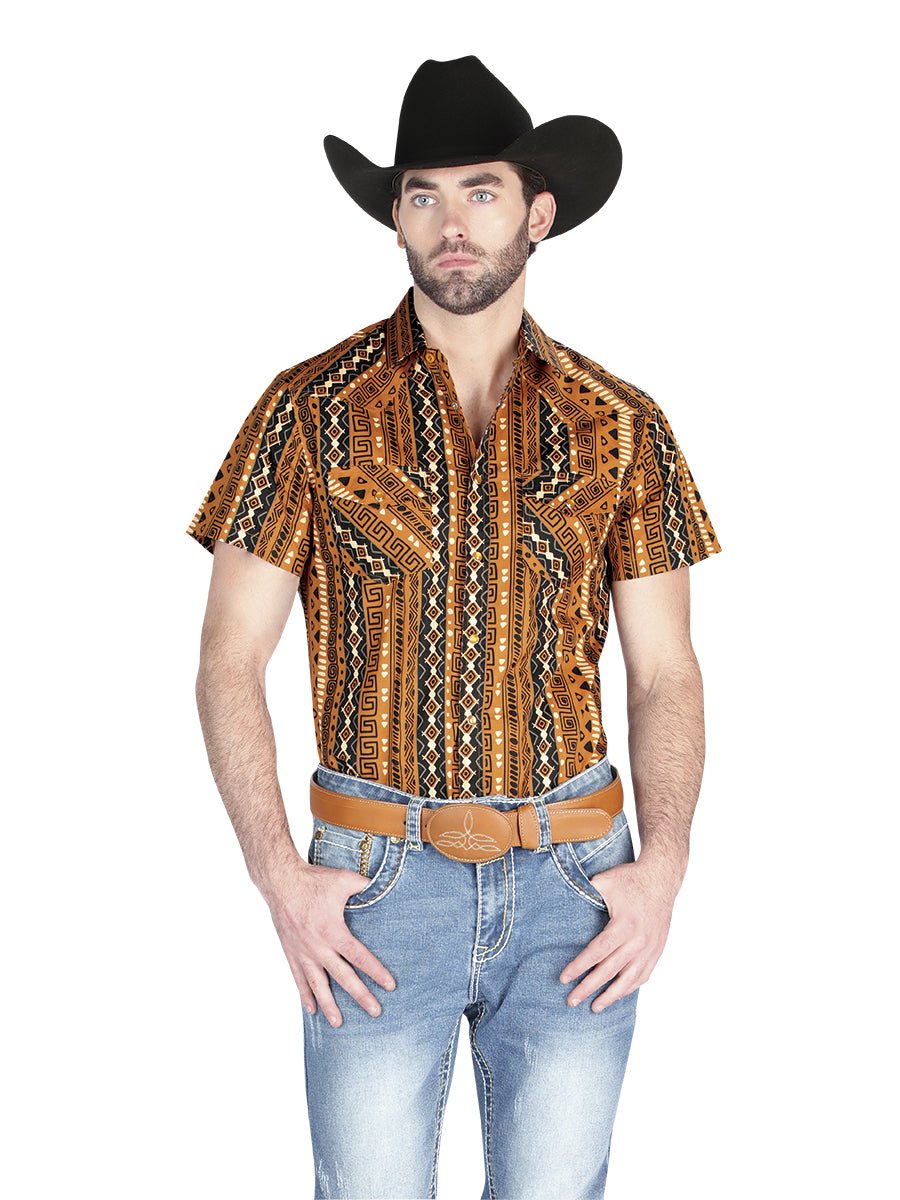 El General Western Shirt - Mustard 44455 - Diana Zapateria Inc