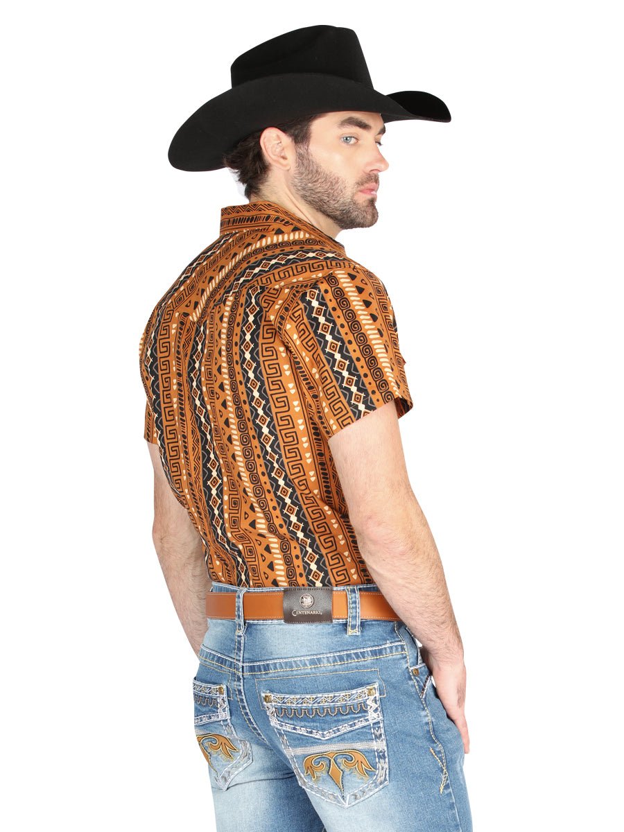 El General Western Shirt - Mustard 44455 - Diana Zapateria Inc