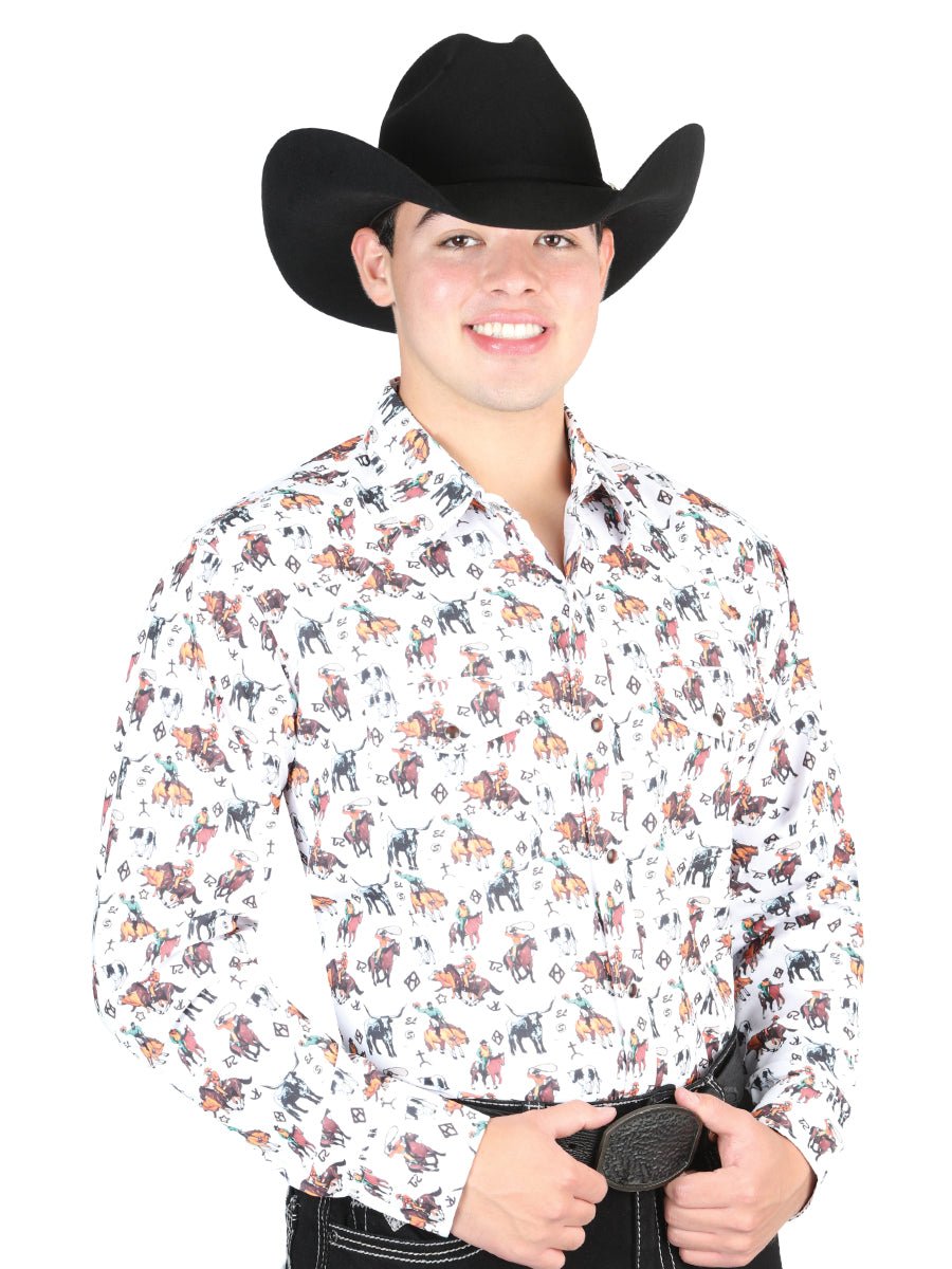 El General White Western Shirt 44326 - Diana Zapateria Inc