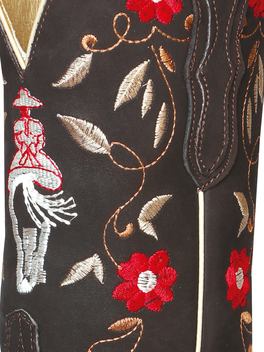 El General Women Rodeo Boot - Dark Brown 42974 - Diana Zapateria Inc