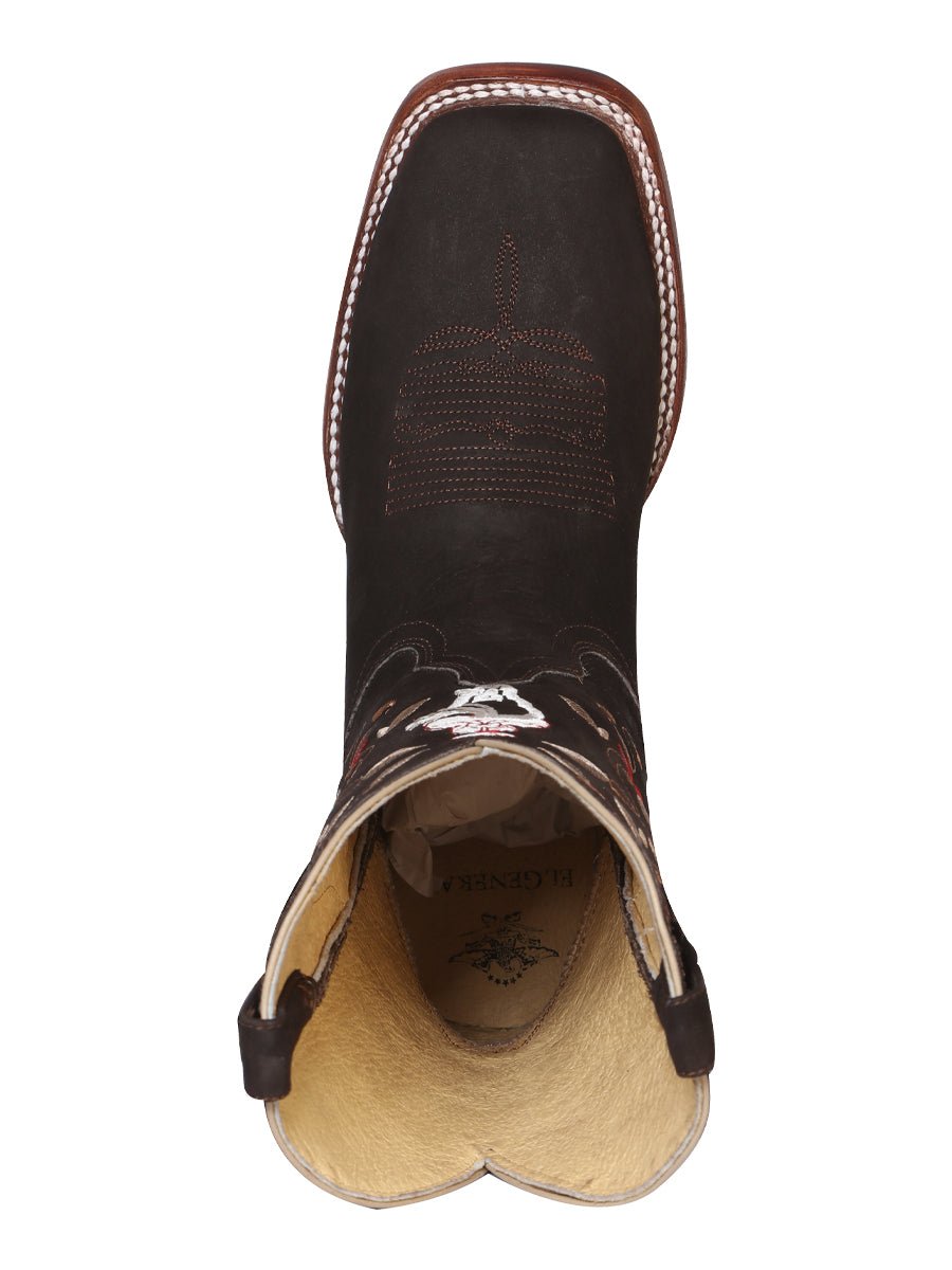 El General Women Rodeo Boot - Dark Brown 42974 - Diana Zapateria Inc