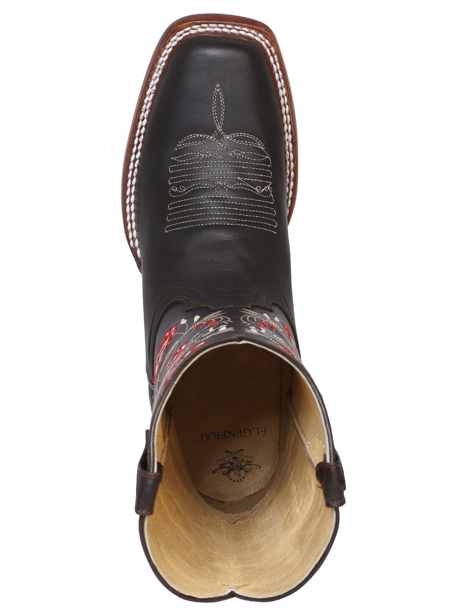 El General Womens Rodeo Boot - Dark Chocolate 42982 - Diana Zapateria Inc