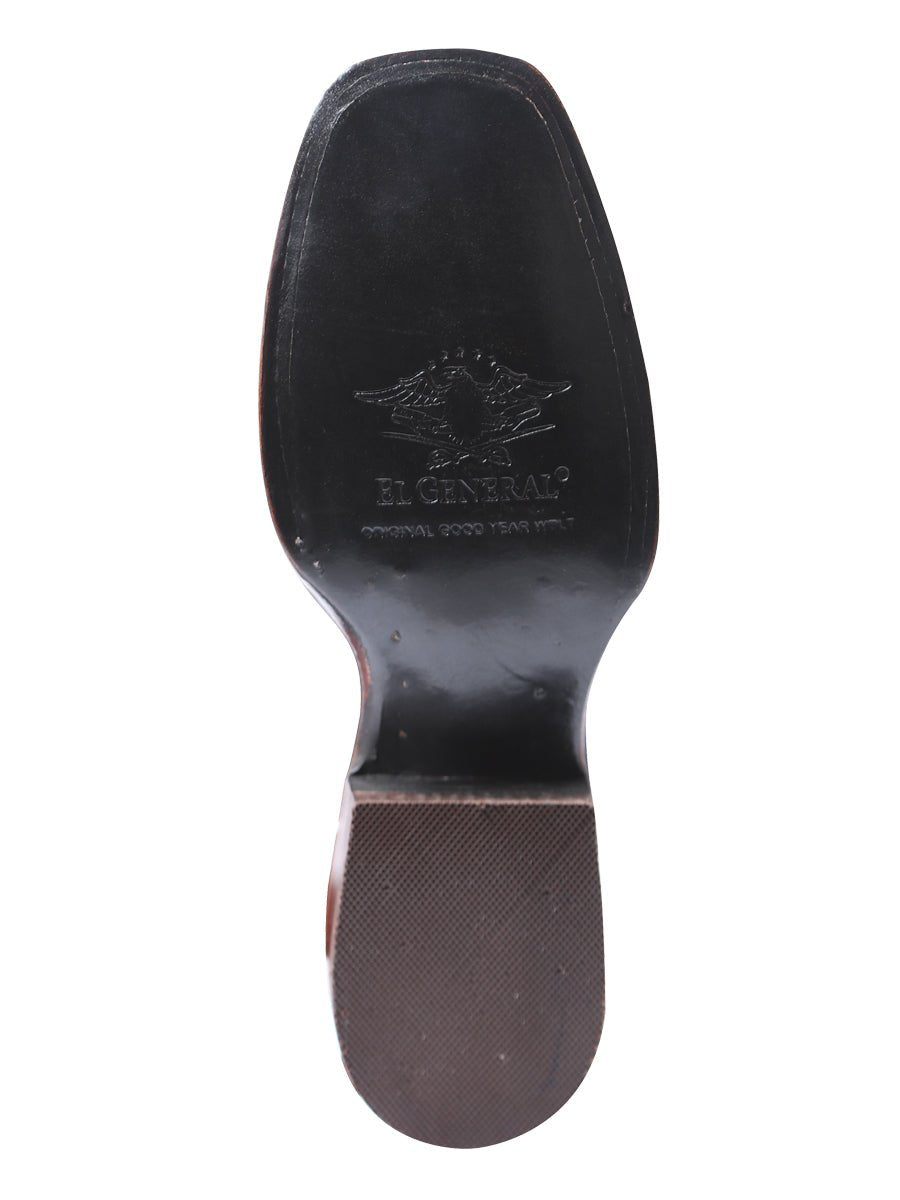 El General Womens Rodeo Boot - Nobuck Peach 42979 - Diana Zapateria Inc