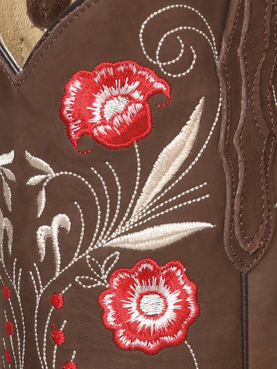 El General Womens Rodeo Boot - Suede Brown 42984 - Diana Zapateria Inc