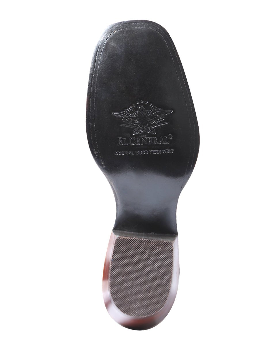 El General Womens Rodeo Boot - Suede Brown 42984 - Diana Zapateria Inc