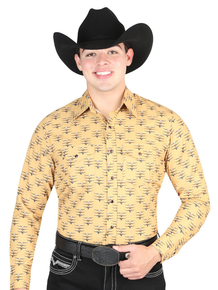 El General Yellow Western Shirt 44323 - Diana Zapateria Inc