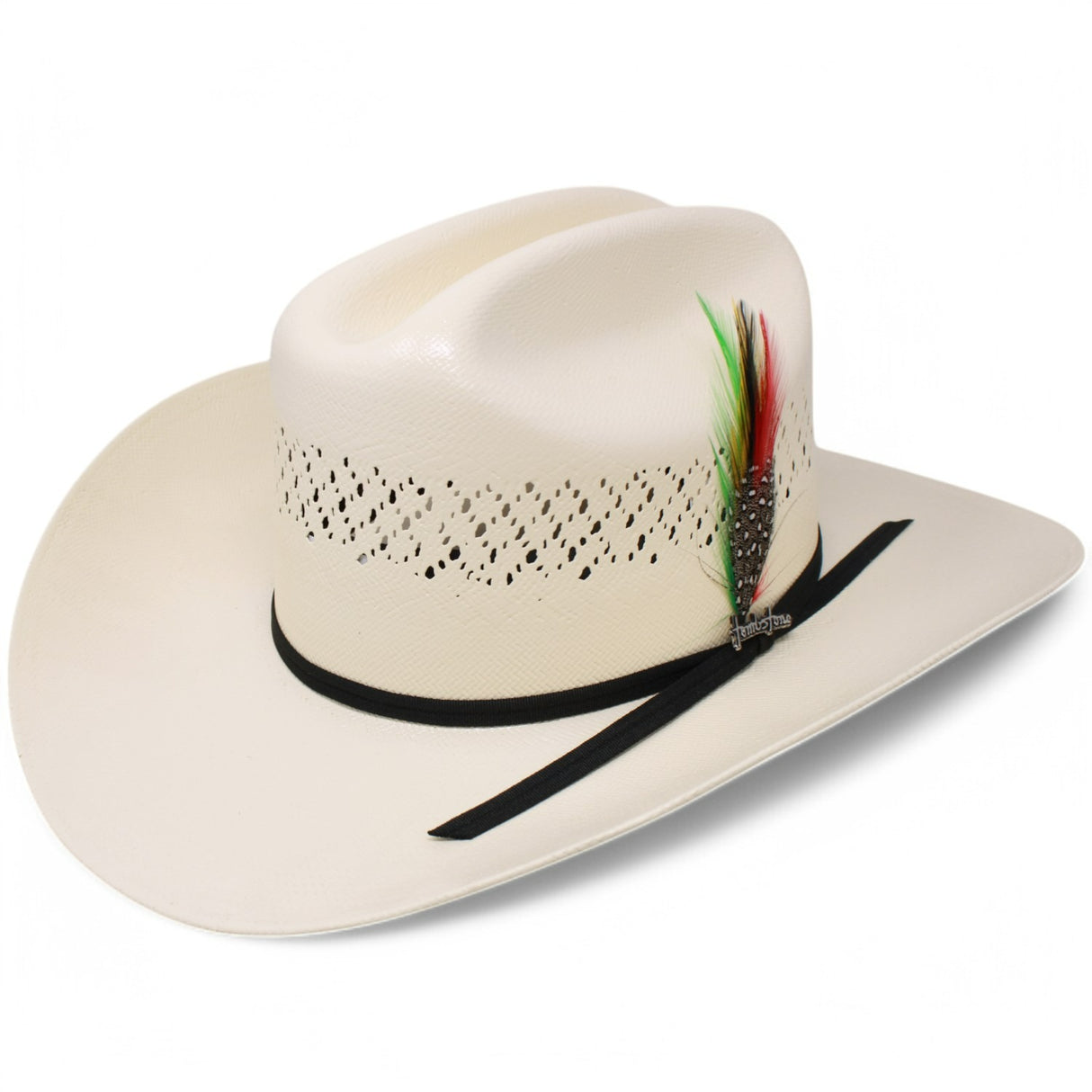 Tombstone 100X Sinaloa Style Hat with Ribbon and Feather