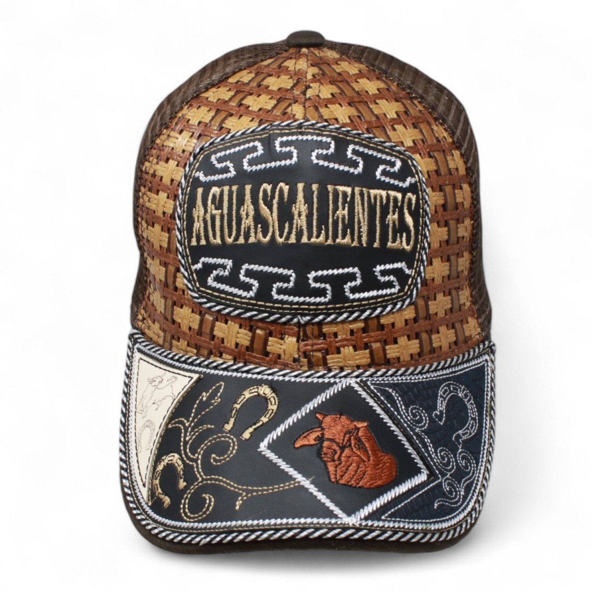Gorra Artesanal con Bordado de los Estados de Mexico - La Carreta
