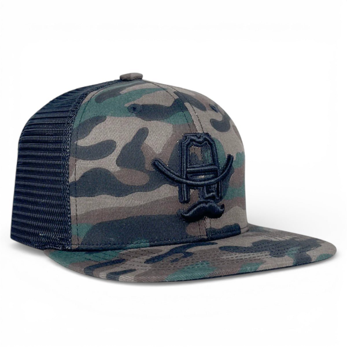 Gorra Hank 3D Camuflaje Verde Estilo Trucker Hat - Cool Cowboy - Cool Cowboy