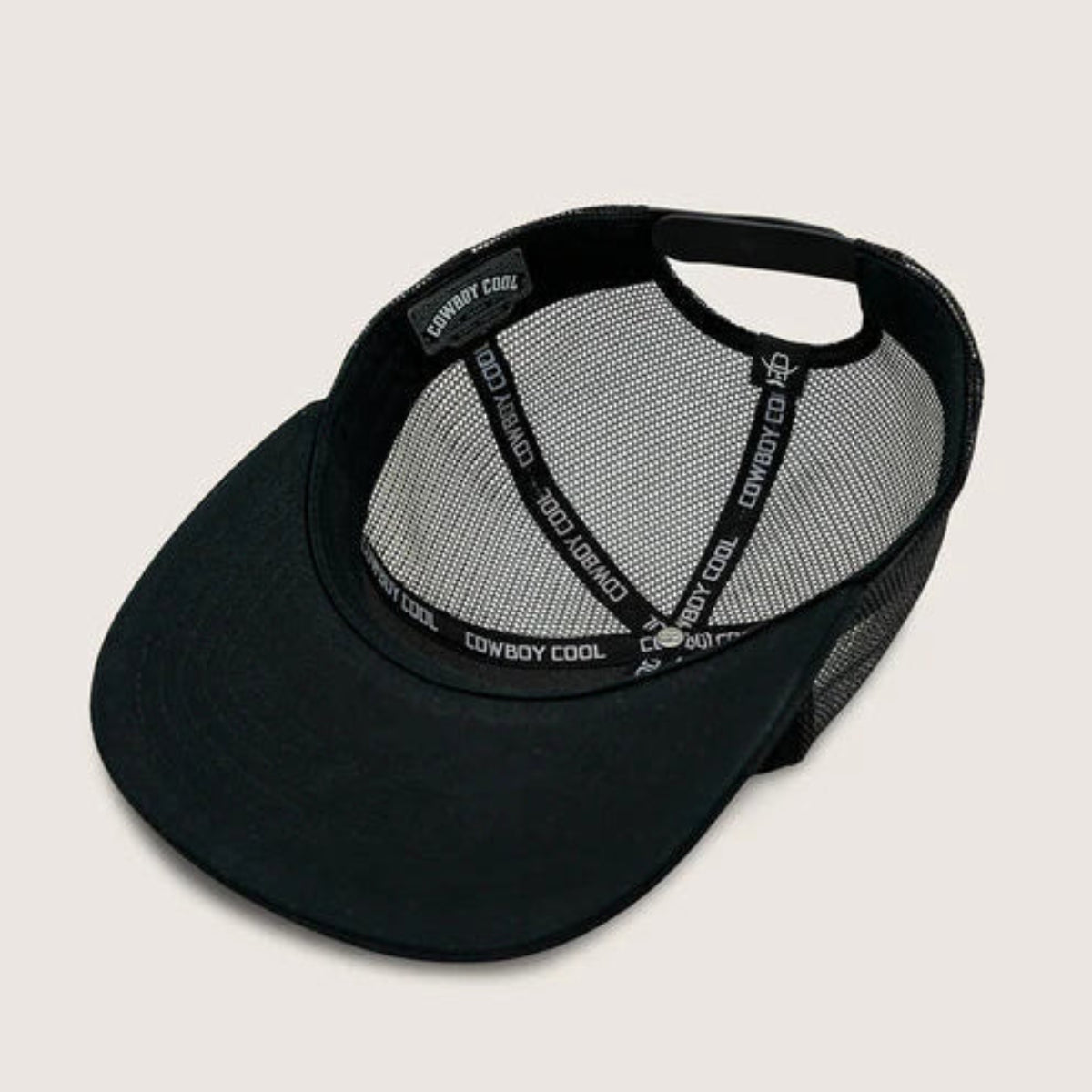 Gorra Rodeo Negro Estilo Trucker Hat - Cool Cowboy - Cool Cowboy