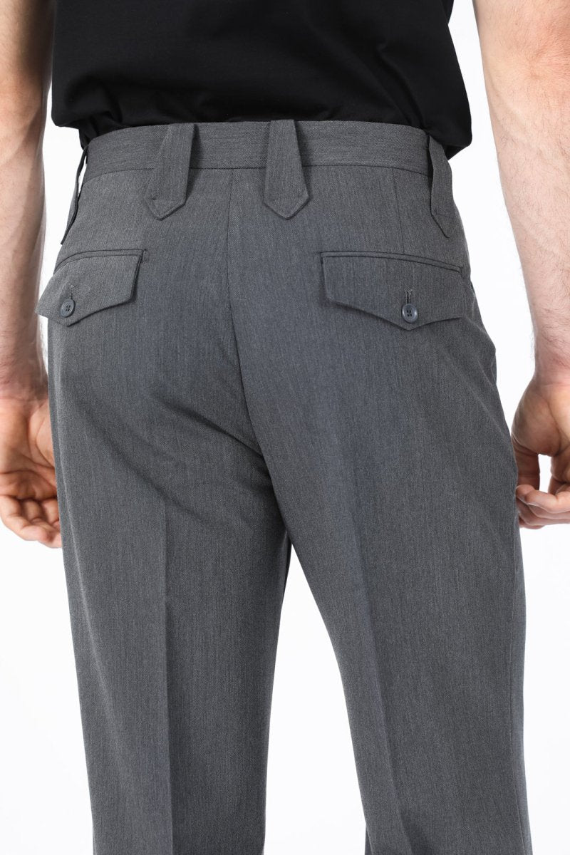 Heath Mens Poly - Stretch Boot - Cut Western Suit Pants - Platini Fashion