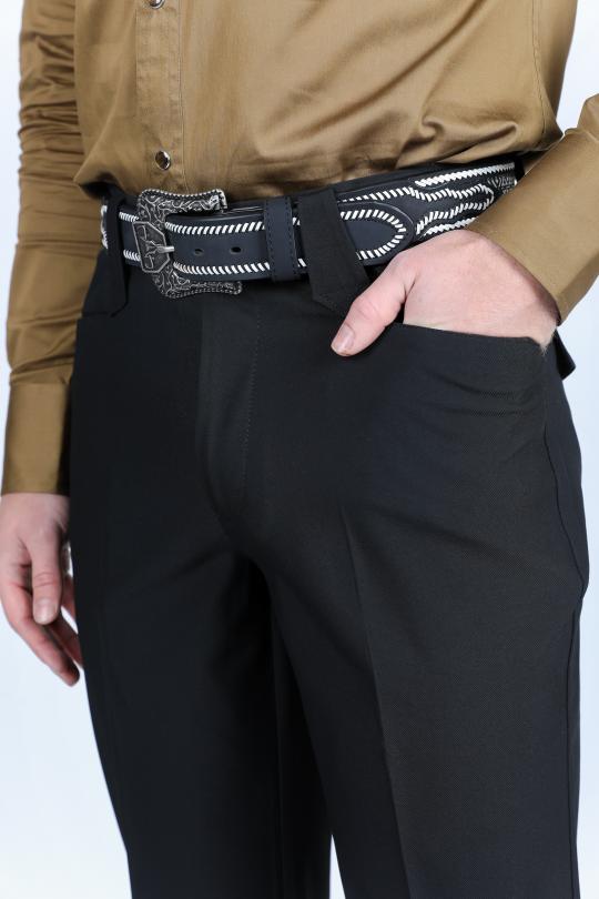 Heath Mens Poly - Stretch Slim Fit Western Suit Pants - Platini Fashion