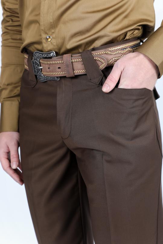 Heath Mens Poly - Stretch Slim Fit Western Suit Pants - Platini Fashion