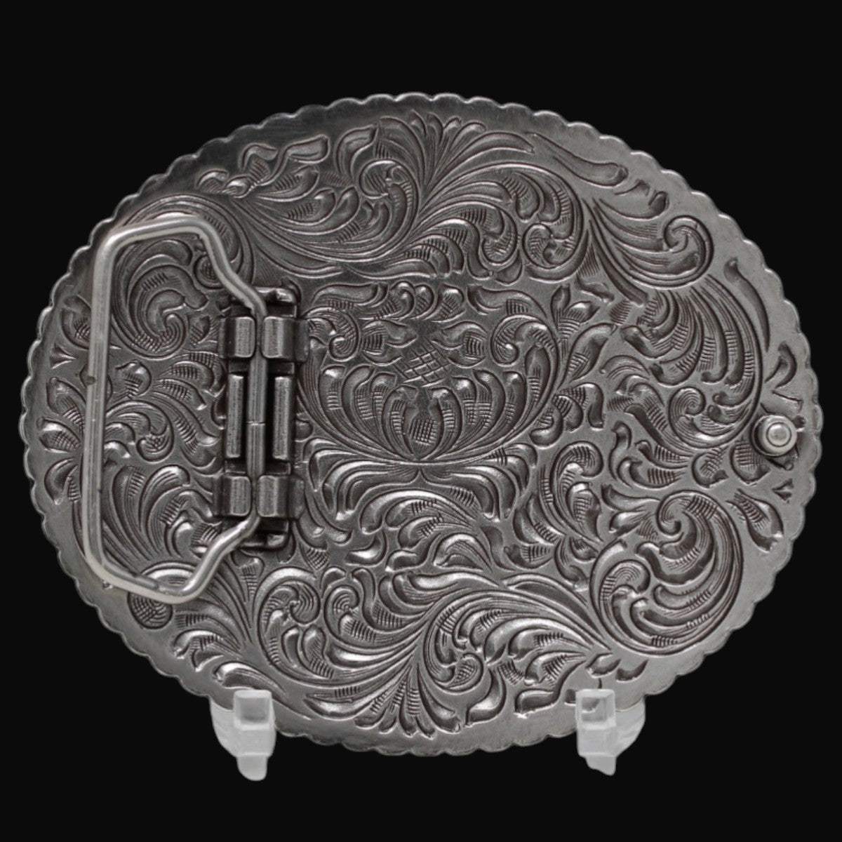 Hebilla Vaquera Ovalada en Plata Logo - Ariat - M&F Western Products