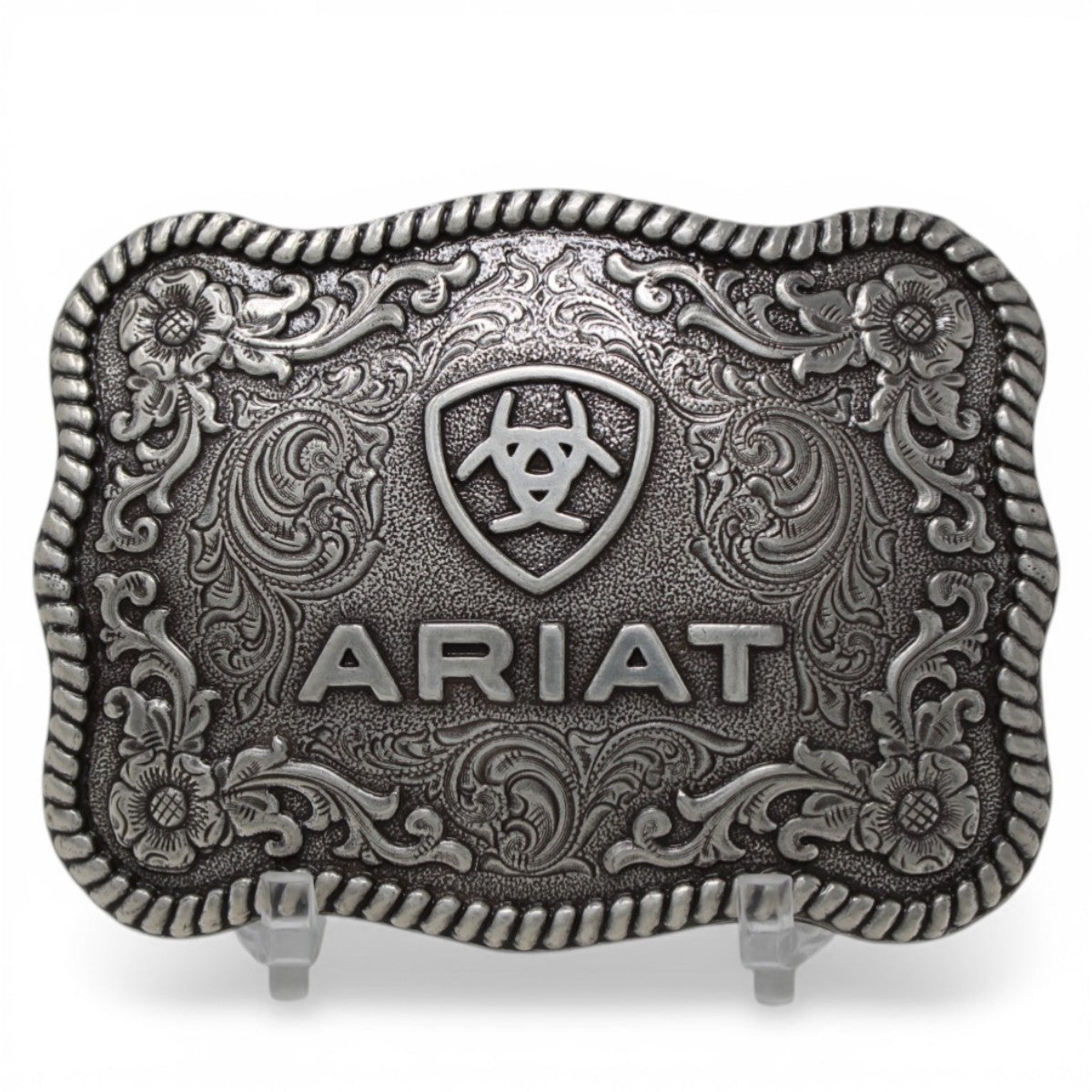 Hebilla Vaquera Rectangular en Plata Antigua - Ariat - M&F Western Products