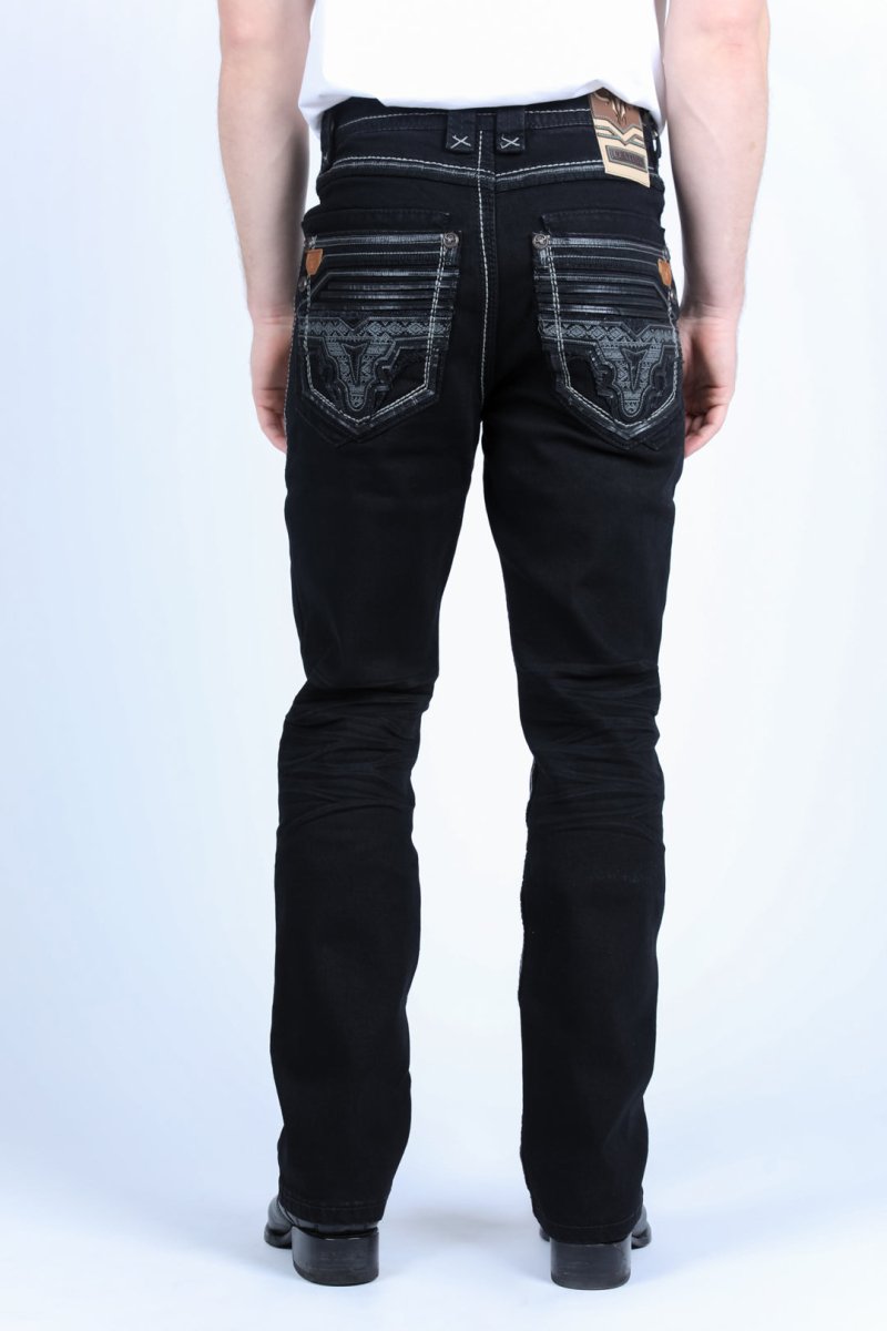 Holt Men's Slim Boot Cut Jeans - Platini Fashion