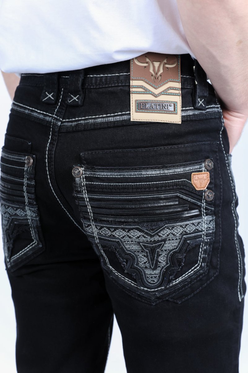 Holt Men's Slim Boot Cut Jeans - Platini Fashion