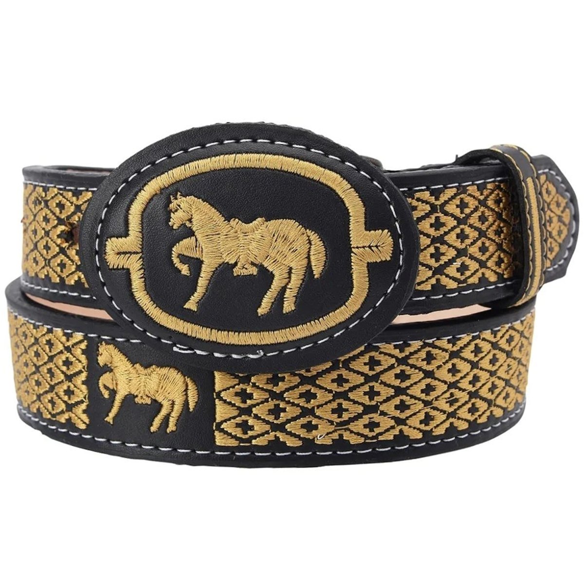 Cinto Vaquero Bordado con Caballo para Niño