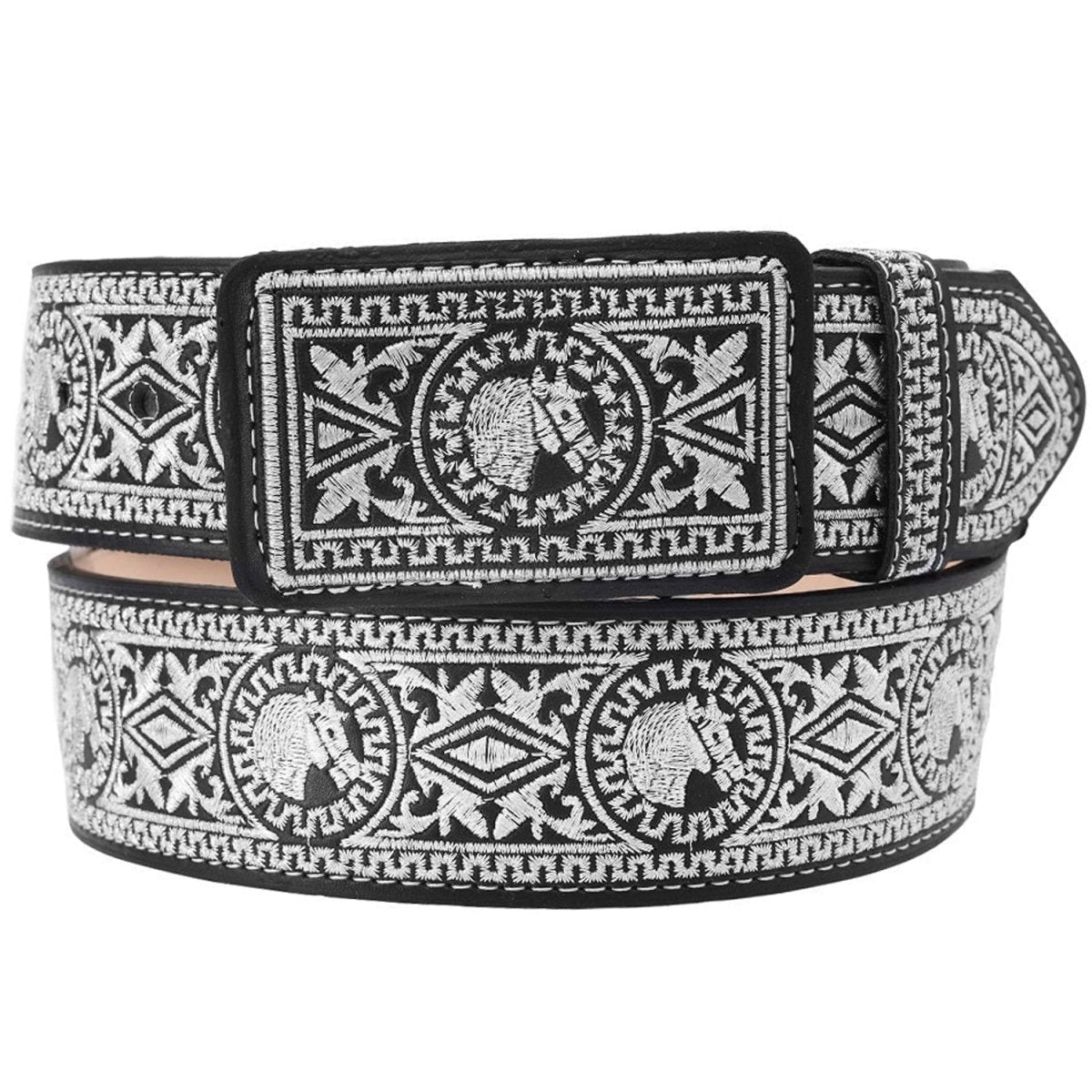 Cinto Vaquero Bordado Ancho