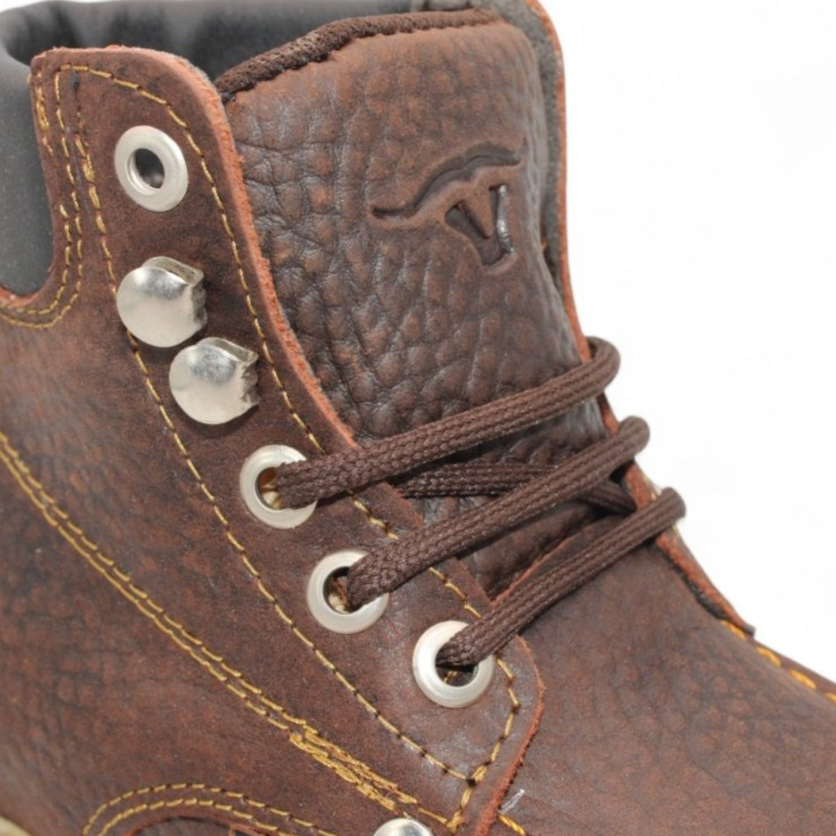 Kid´s Moc Toe Leather Boot Chocolate - HBN80194 - Hooch Boots