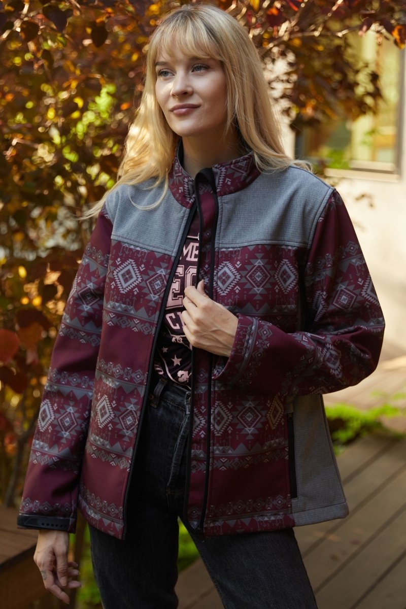 Ladies Softshell Water - Resistant Jacket - Platini Fashion