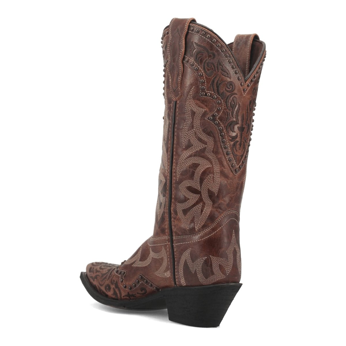 Laredo Women's Braylynn Snip Toe Leather Boots - Brown 52410 - Dan Post Boots