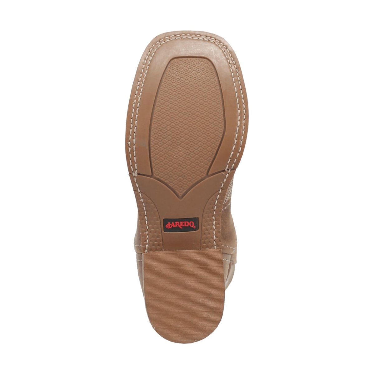 Laredo Women's Cheyenne Broad Square Toe Leather Boots - Tan 5717 - Dan Post Boots