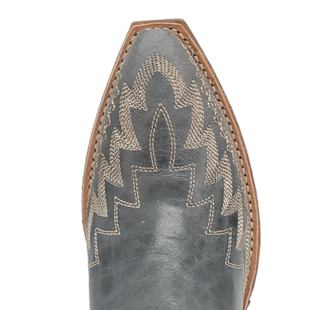 Laredo Women's Emmylee Snip Toe Leather Boots - Blue 52207 - Dan Post Boots