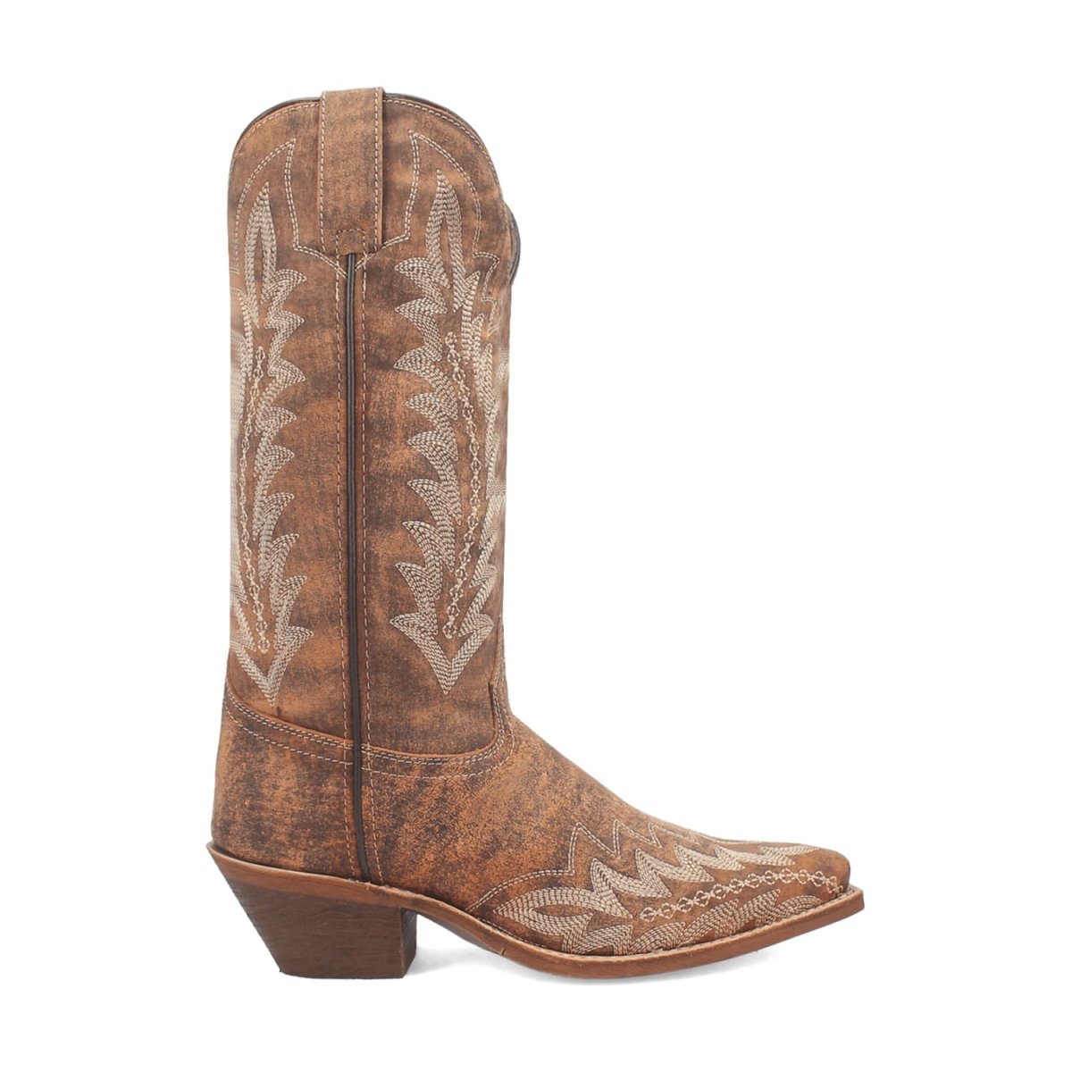Laredo Women's Emmylee Snip Toe Leather Boots - Tan 52189 - Dan Post Boots