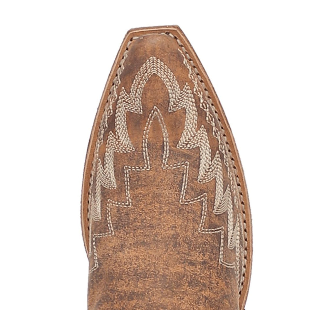 Laredo Women's Emmylee Snip Toe Leather Boots - Tan 52189 - Dan Post Boots