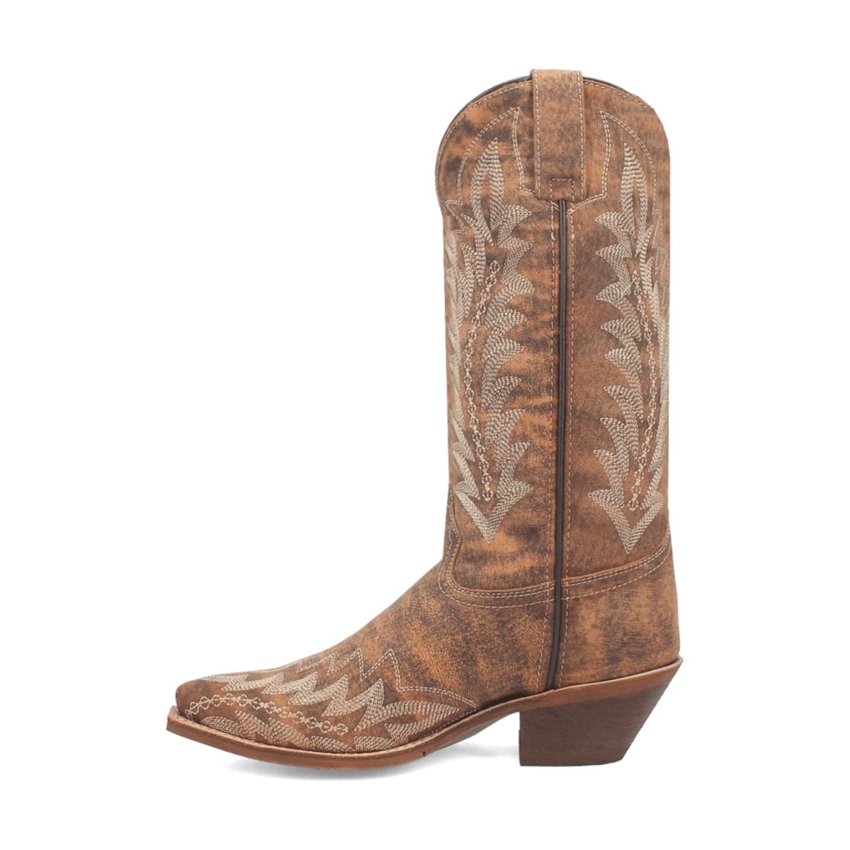 Laredo Women's Emmylee Snip Toe Leather Boots - Tan 52189 - Dan Post Boots