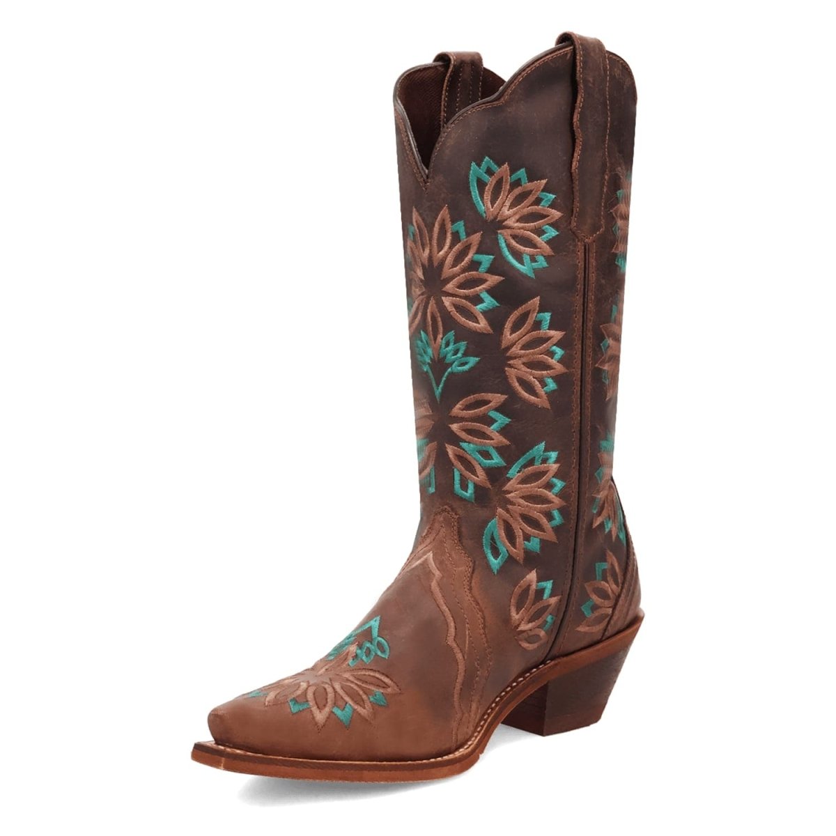 Laredo Women's Filly Snip Toe Leather Boots - Tobacco 20006 - Dan Post Boots