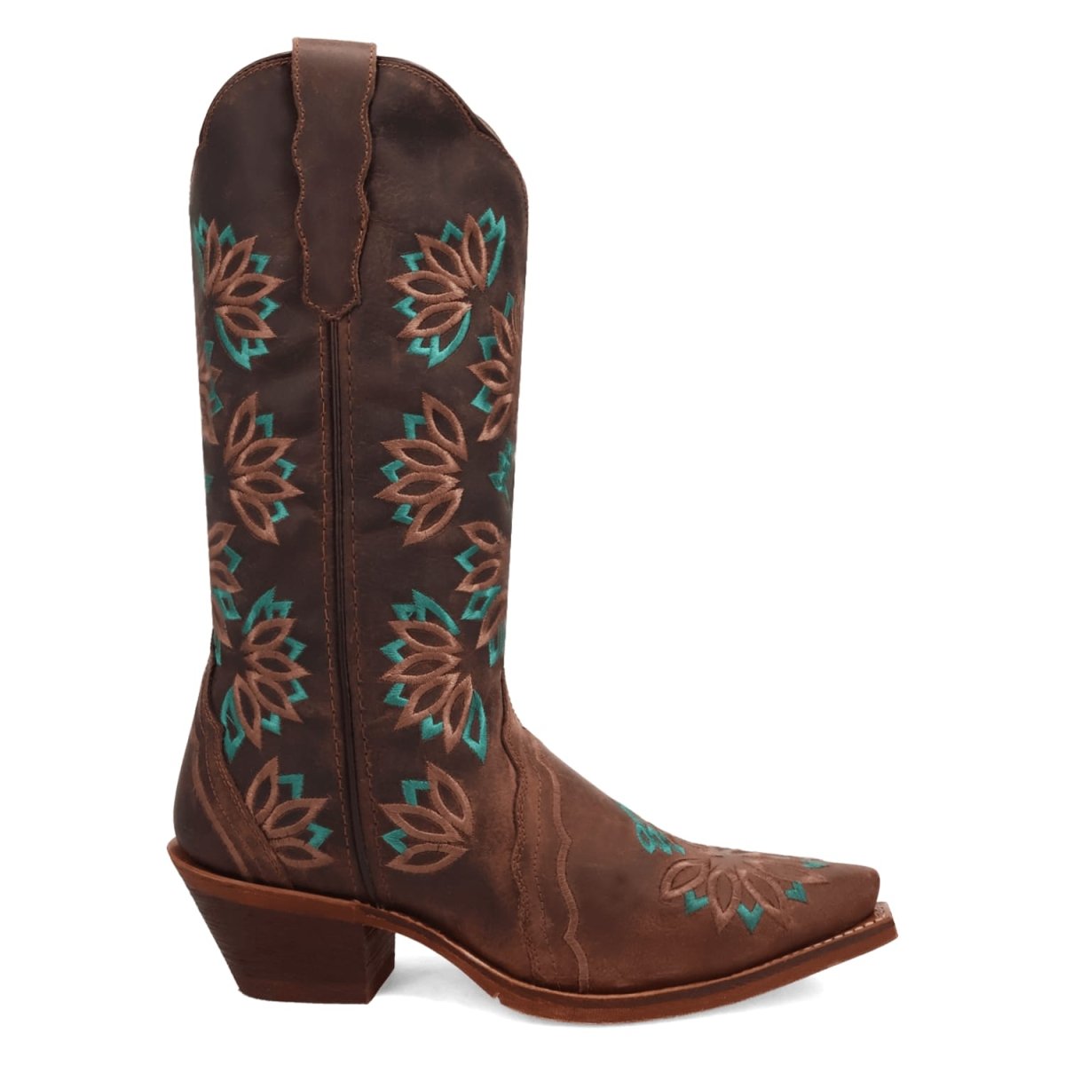 Laredo Women's Filly Snip Toe Leather Boots - Tobacco 20006 - Dan Post Boots