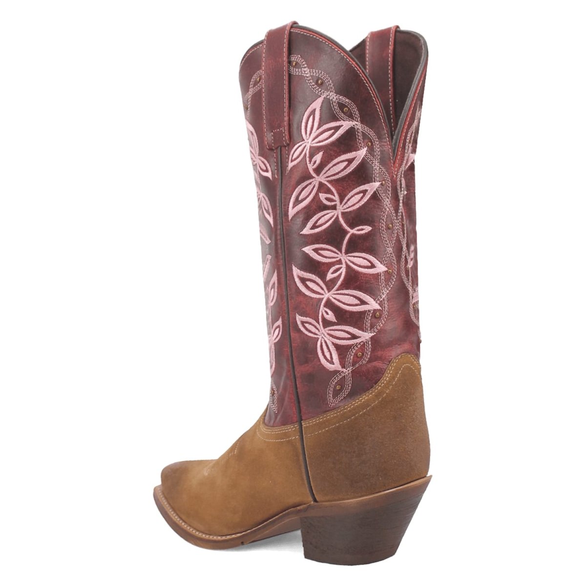 Laredo Women's Kama Snip Toe Leather Boots - Honey/Red 20005 - Dan Post Boots