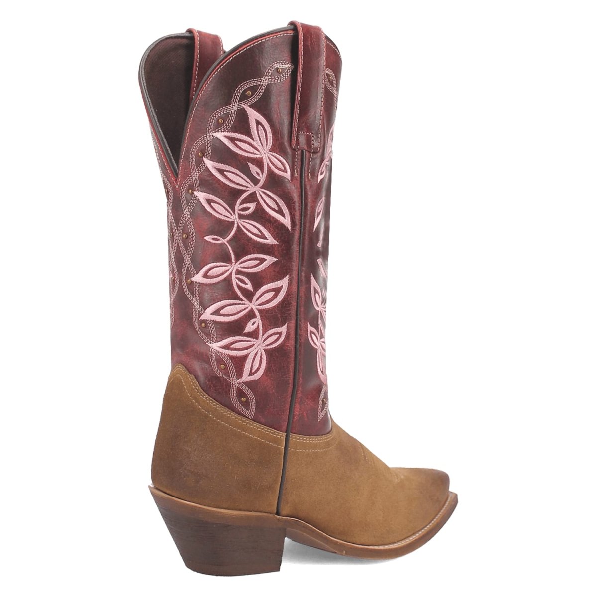 Laredo Women's Kama Snip Toe Leather Boots - Honey/Red 20005 - Dan Post Boots