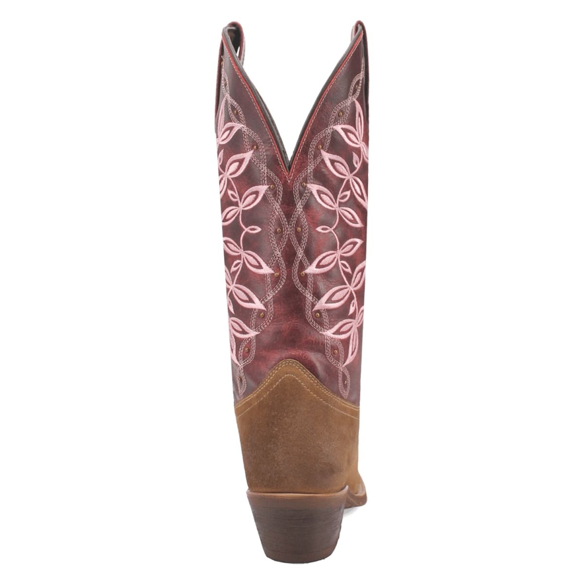 Laredo Women's Kama Snip Toe Leather Boots - Honey/Red 20005 - Dan Post Boots