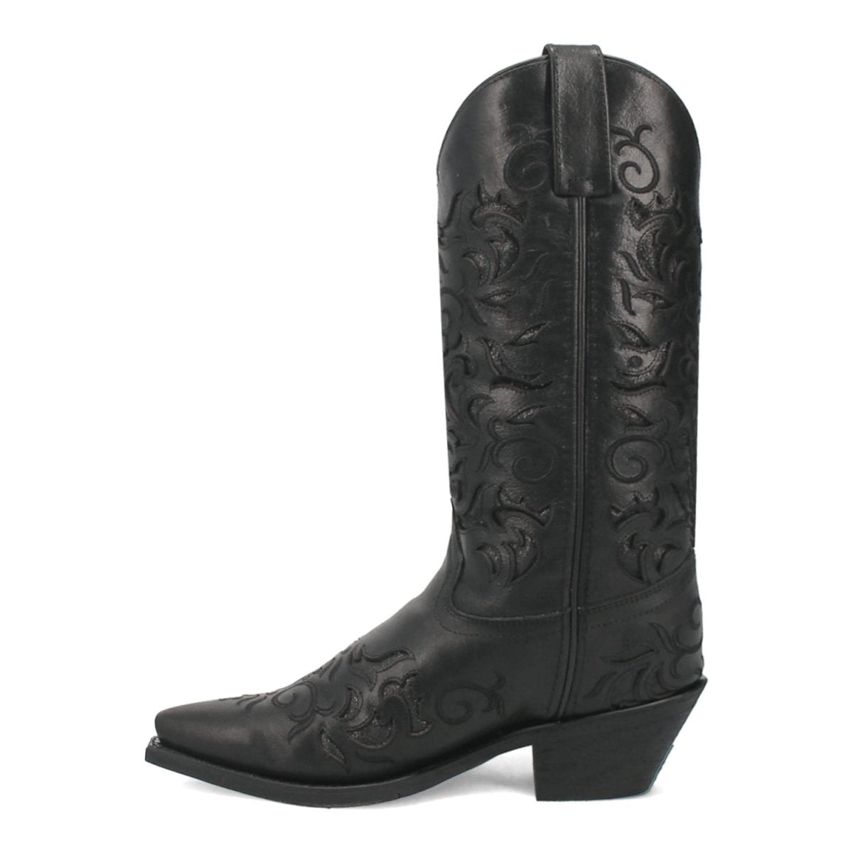 Laredo Women's Night Sky Snip Toe Leather Boots - Black 52450 - Dan Post Boots