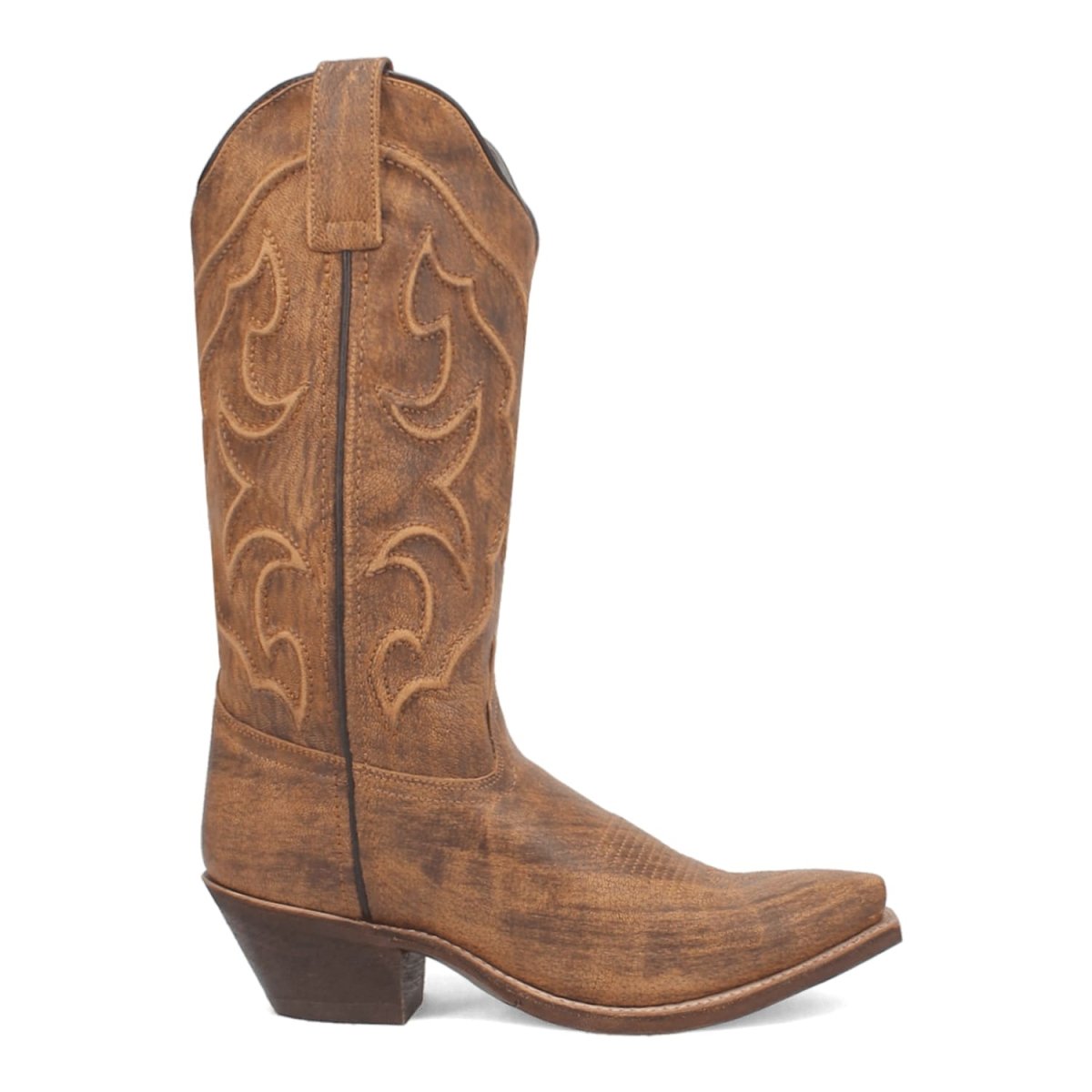 Laredo Women's Reva Snip Toe Leather Boots - Honey 54267 - Dan Post Boots