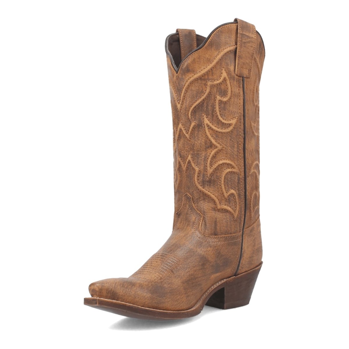 Laredo Women's Reva Snip Toe Leather Boots - Honey 54267 - Dan Post Boots