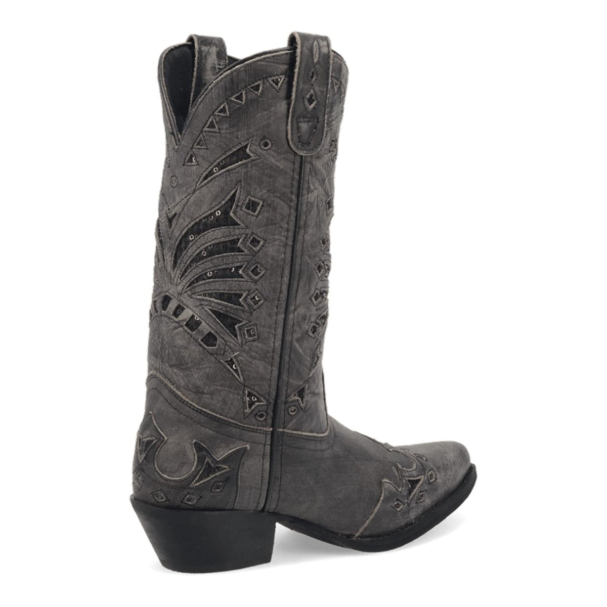 Laredo Women's Stevie Snip Toe Leather Boots - Black 52120 - Dan Post Boots