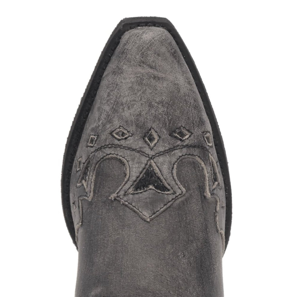 Laredo Women's Stevie Snip Toe Leather Boots - Black 52120 - Dan Post Boots