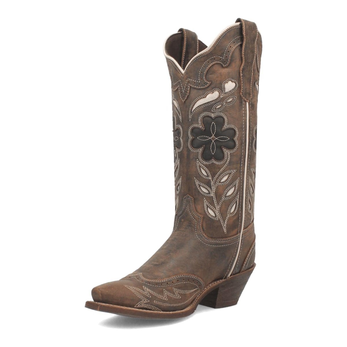 Laredo Women's Zury Snip Toe Leather Boots - Brown 54268 - Dan Post Boots